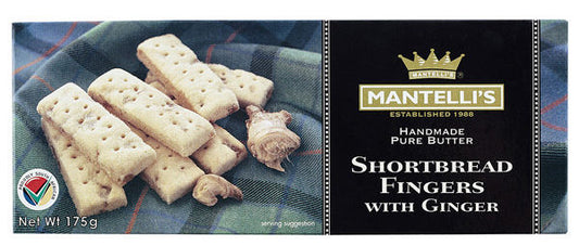 VIP Retail Shortbread Finger's with Stem Ginger -175g